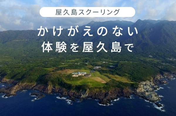 屋久島スクーリング かけがえのない体験を屋久島で