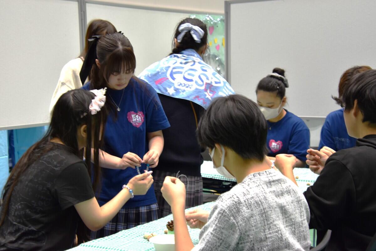 厚木キャンパスブースの当日の様子