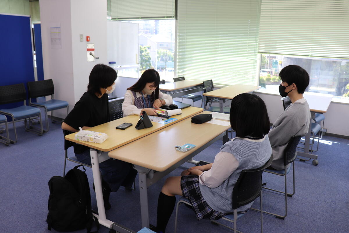 進学コースのホームルームの様子