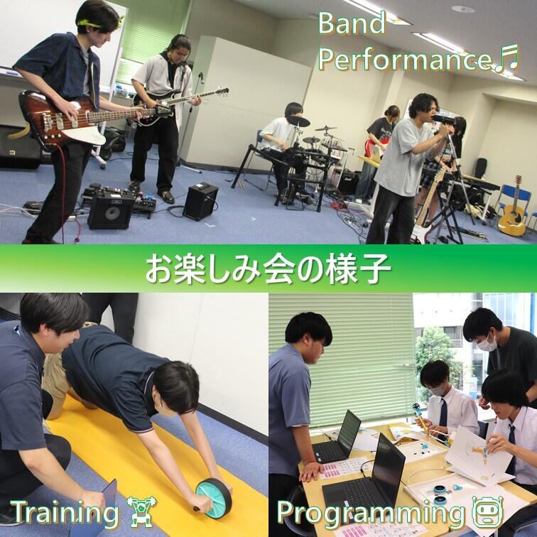お楽しみ会：各ブース、ステージの様子