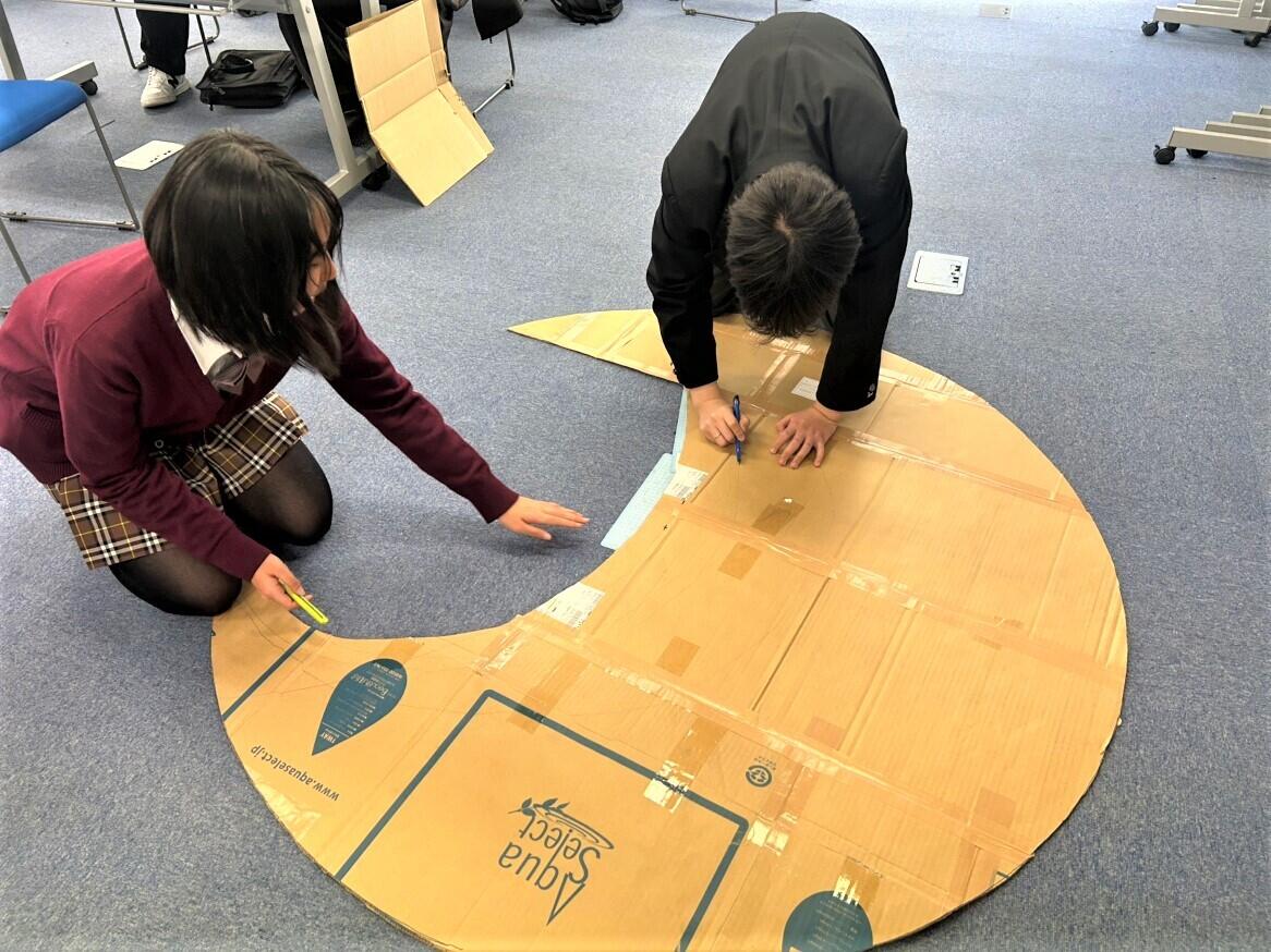 学院祭の準備の様子