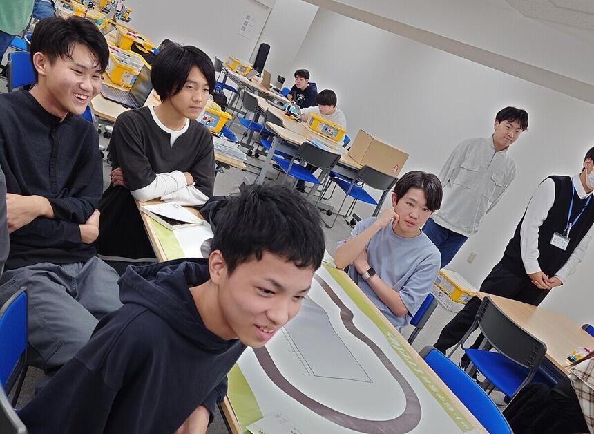 プログラミングコースの生徒