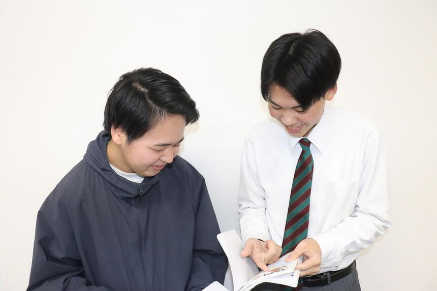 2025年を振り返る生徒