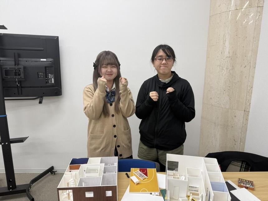 住環境デザインコース、完成までもう少し！頑張ります！