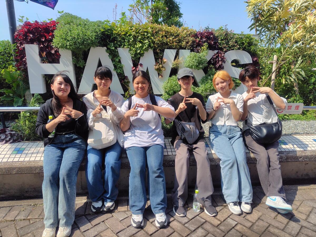 ボランティアに参加した生徒
