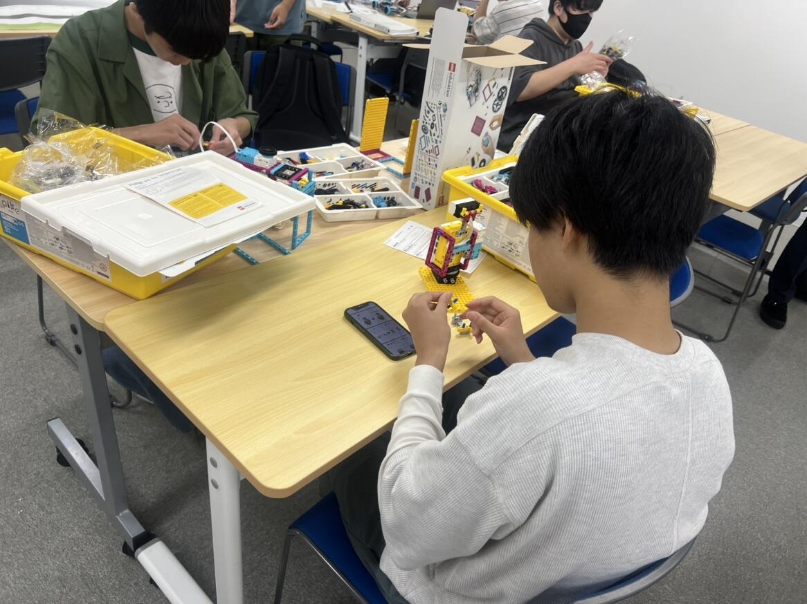 プログラミングコースの生徒