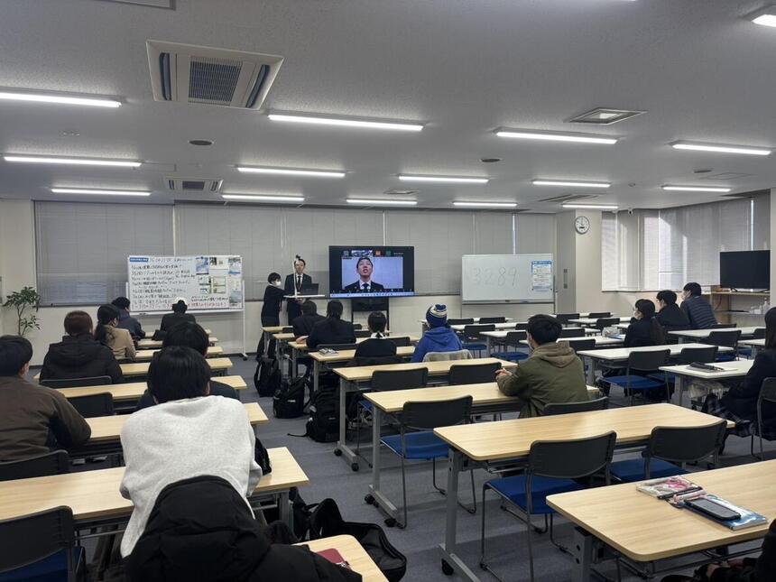 自転車の安全講習の様子
