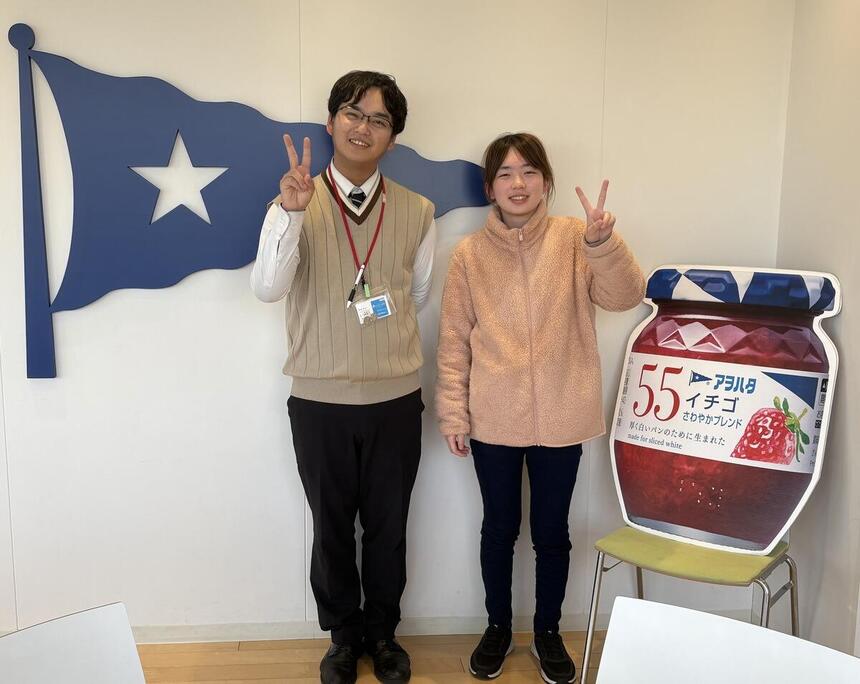 コーチと生徒の写真