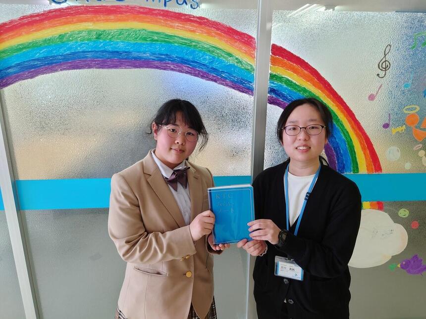 在校生インタビューの画像