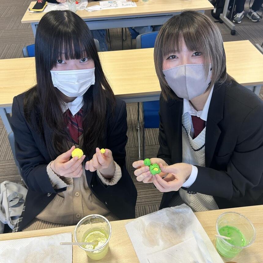 おおぞら高校　スーパーボール作り