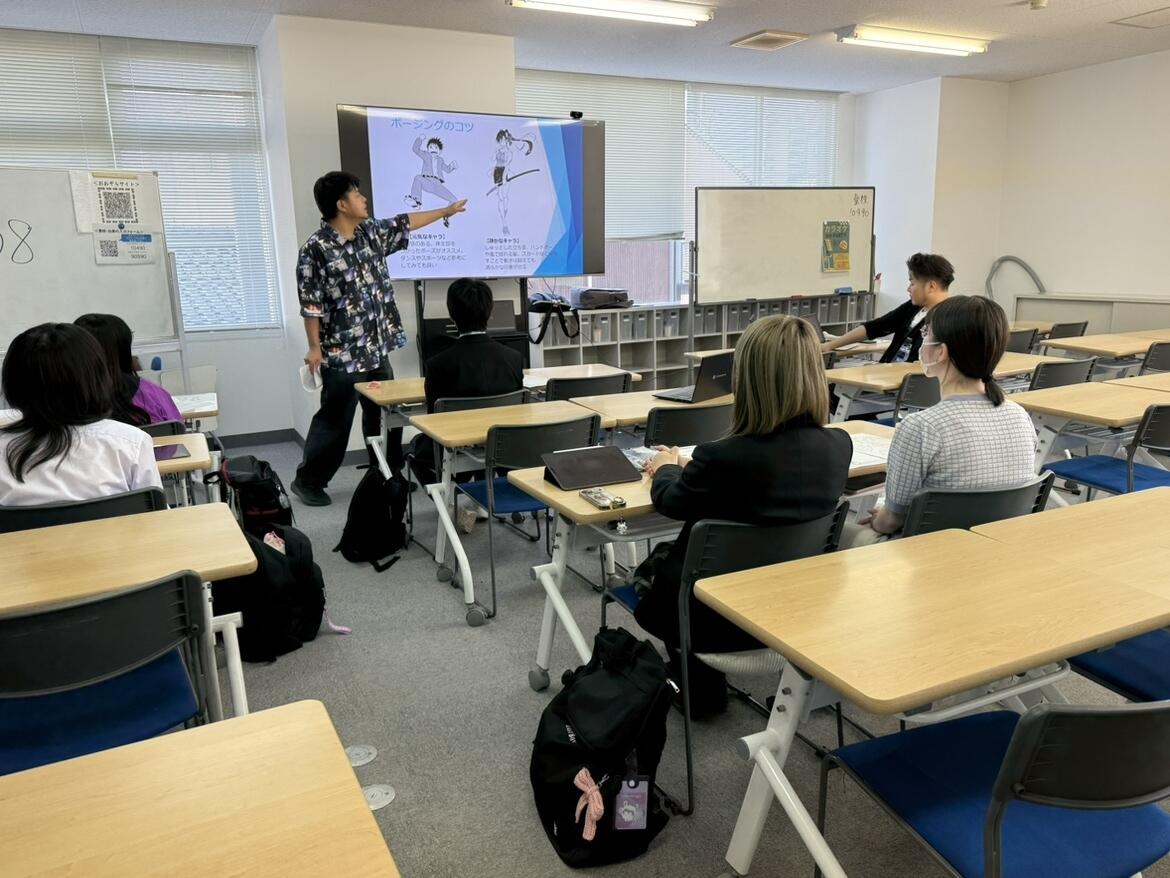 日本マンガ塾の講師が特別授業をしてくれました