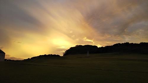 屋久島の夕日