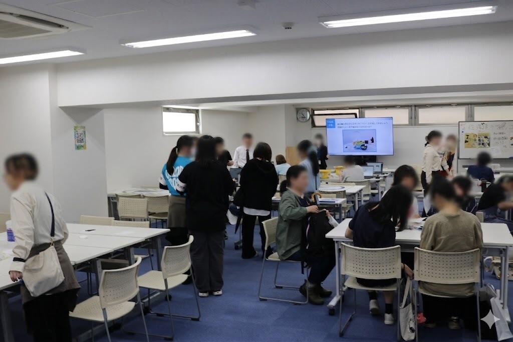 中学生対象のオープンキャンパスの様子