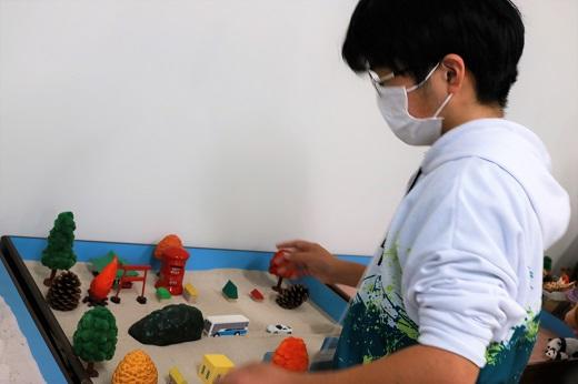 子ども・福祉コース】遊びを通して心の中を覗いてみた！ ～箱庭療法