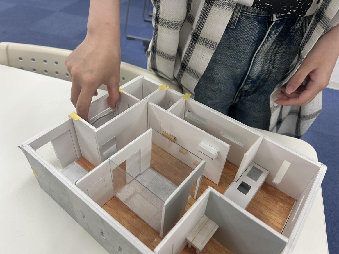模型制作の様子