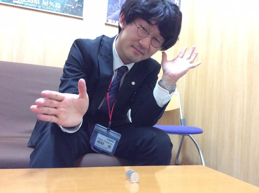 １円玉ドミノ