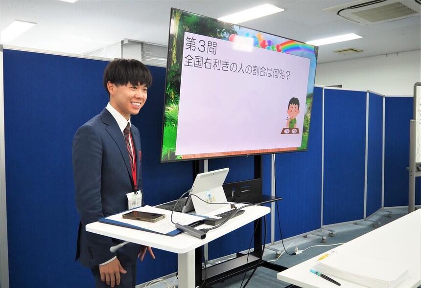 右利きの割合は何%?という難問です!