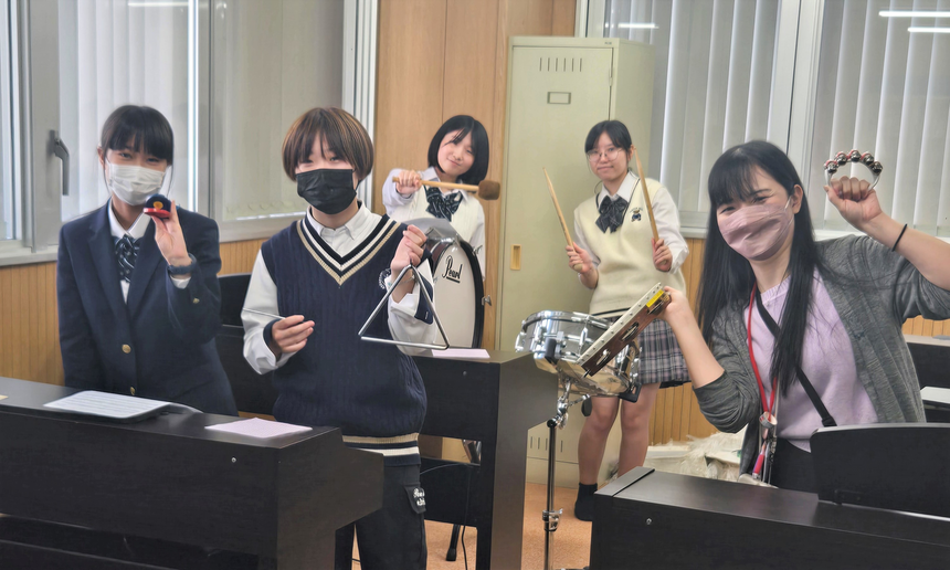 みんなでポーズ