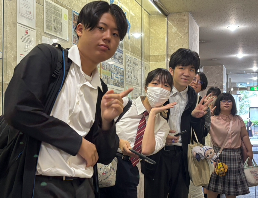 広島キャンパスの生徒