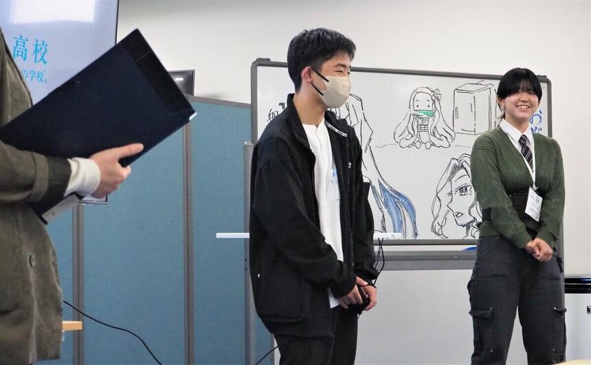 在校生インタビューの様子
