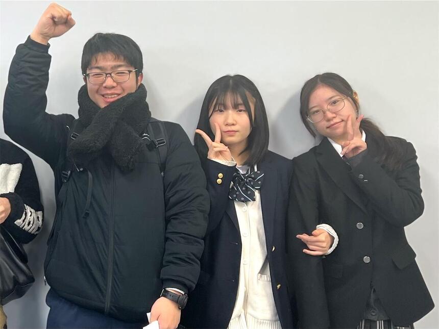 冬休みを楽しみにする生徒たち