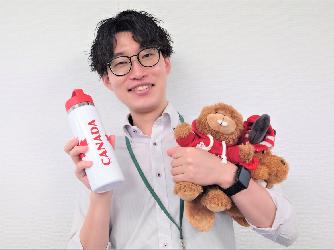 広島キャンパスから引率した近藤コーチ