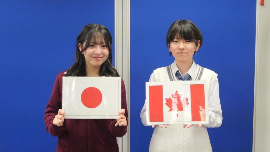 インタビューに応じてくれた生徒の写真