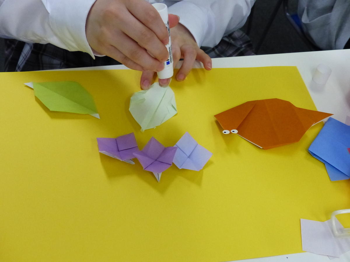 折り紙の授業