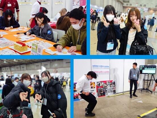 職業体験フェスタに参加する生徒