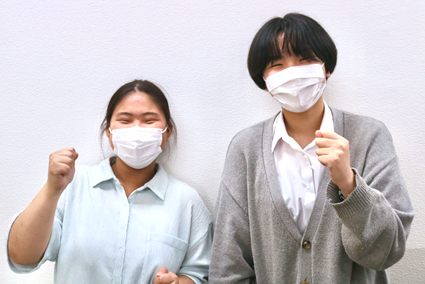 フィリピンでの新発見を今から楽しみにしているMさんとRさん。