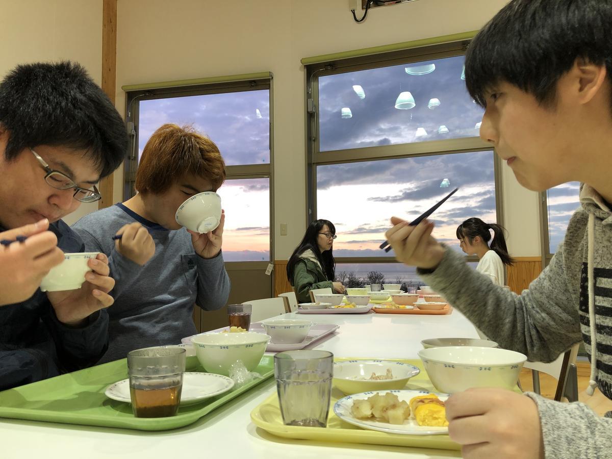 屋久島スクーリングでの生徒たち