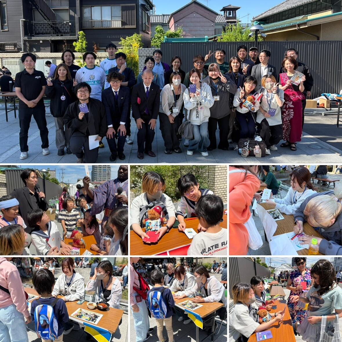 川越小江戸テラスにて開催された「世界旅行 in Kawagoe」に、おおぞら高校の生徒が参加しました