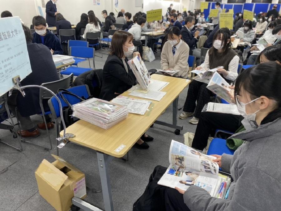 進路分科会の様子