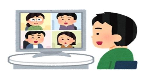 オンライン学校説明会のイラスト