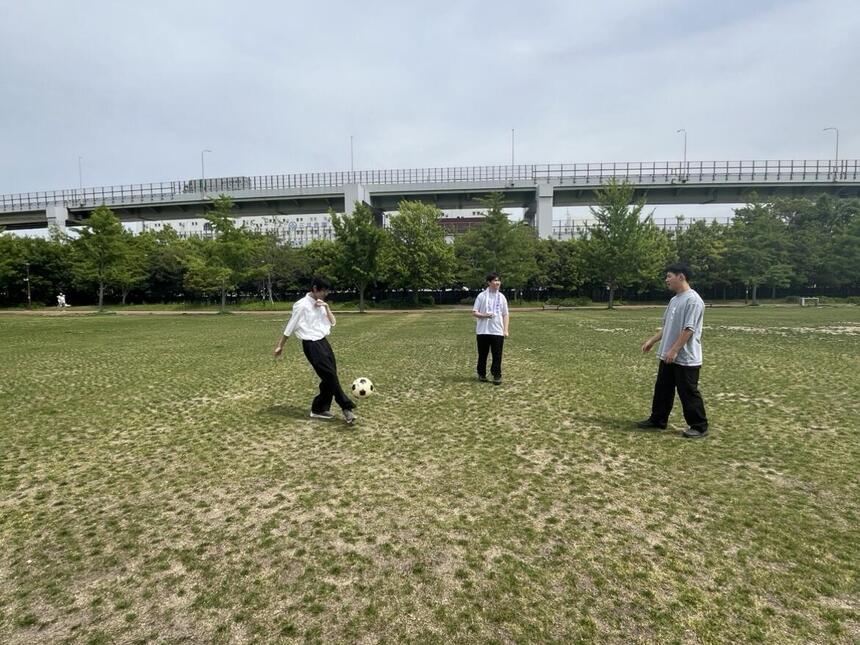 みらいの懸け橋レッスンスポーツの授業風景