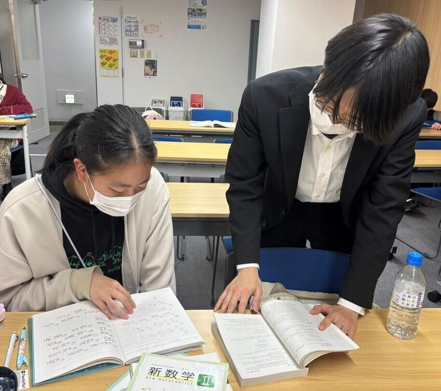 神戸キャンパスの進路相談カフェの様子