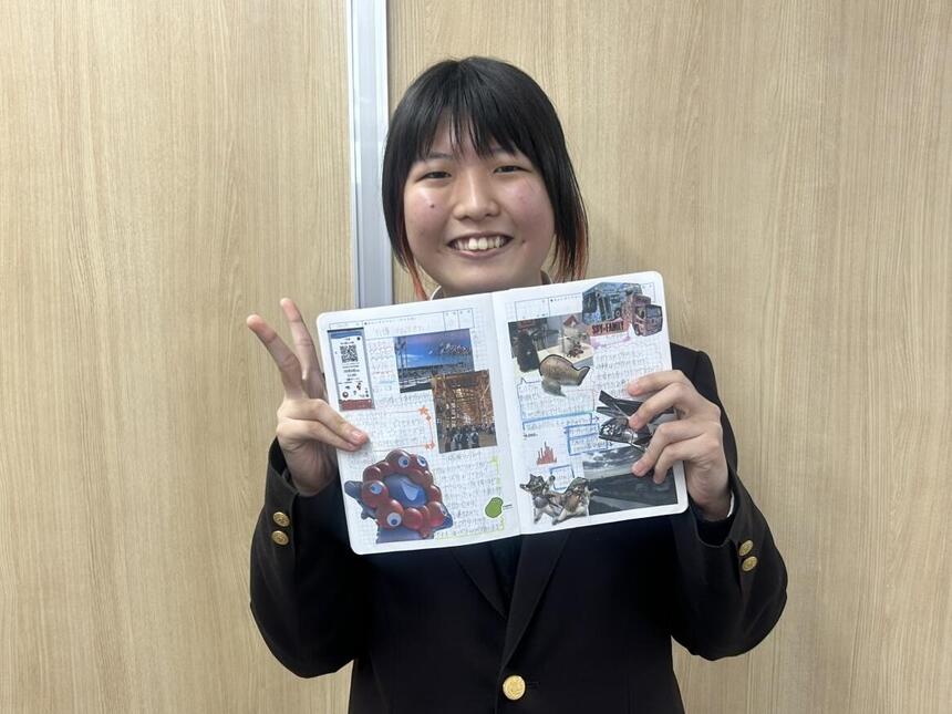 みらいノートを活用しているSさんの写真