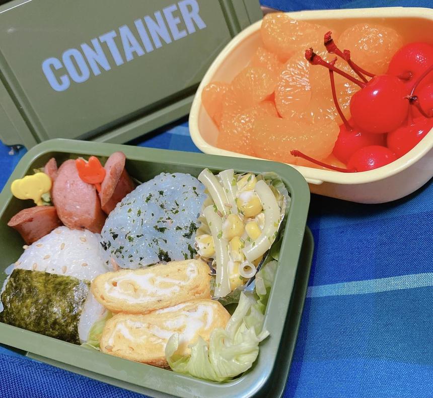 一年次生自作のお弁当