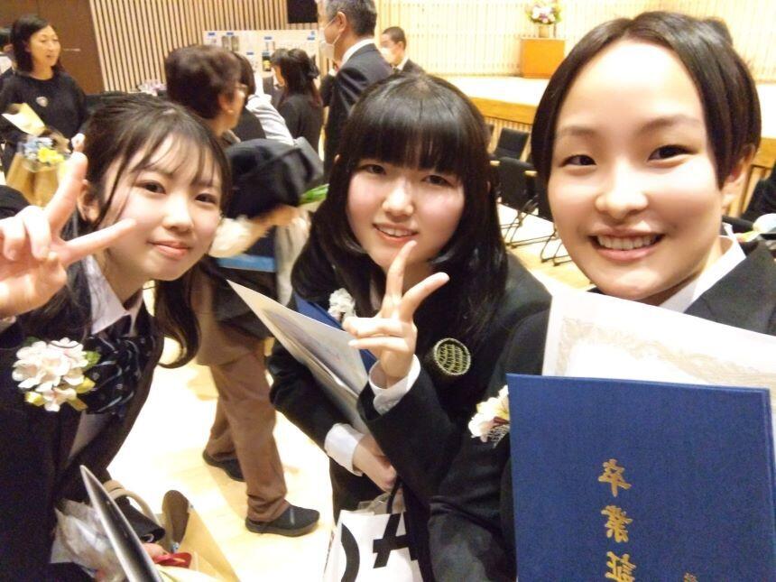 卒業生、高校生活を振り返って。