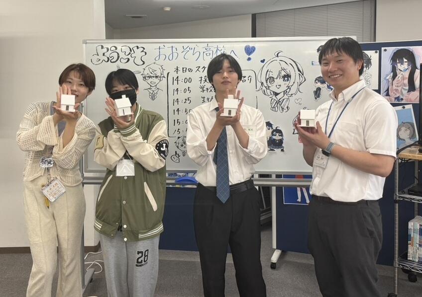 6/27に倉敷キャンパスで開催したオープンキャンパス後に、お手伝い生徒とコーチで撮影した一枚