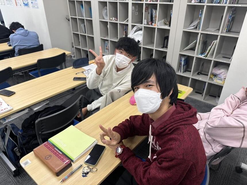 生徒の写真です