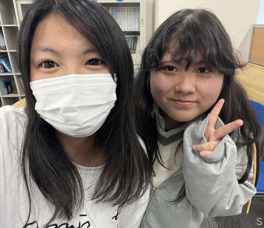 生徒の成長の姿です。