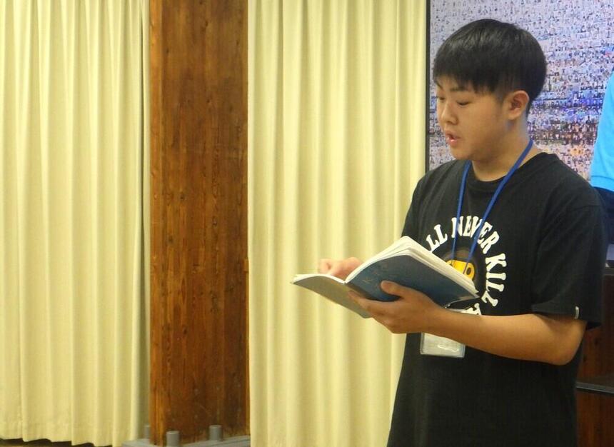 生徒の写真です。