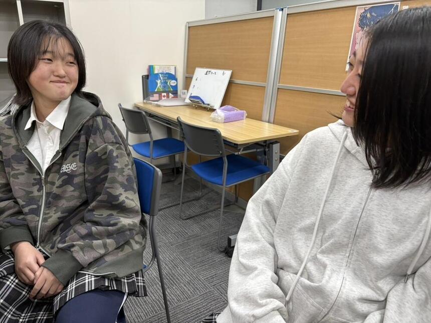 生徒の写真です。