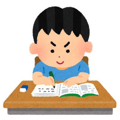 生徒が勉強している様子