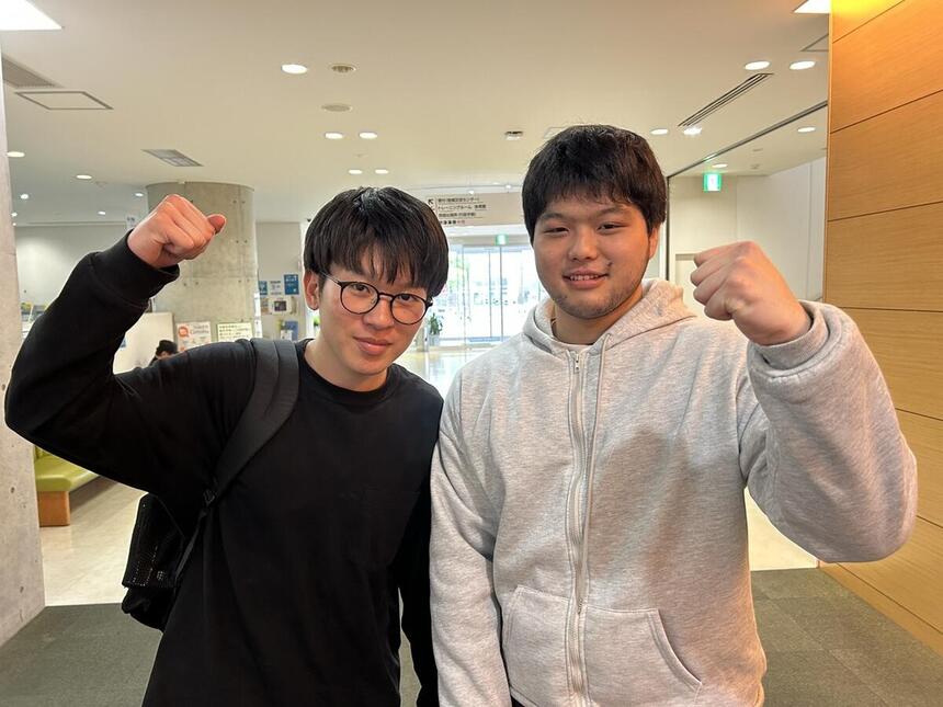 第一志望の大学入試に向けてやる気満々！