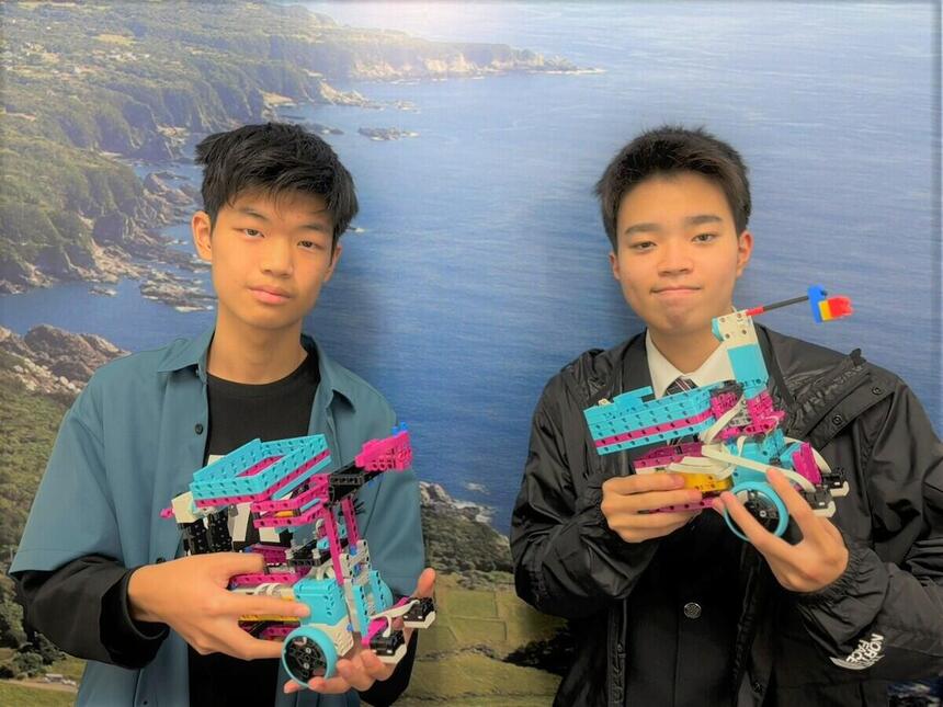 おおぞら杯で使ったロボを持っている生徒