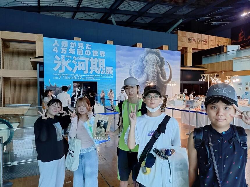 夏の特別みらいの架け橋レッスン®で九州国立博物館に行った生徒