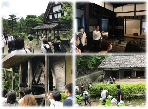 住環境デザインコースの生徒が日本民家園見学に行きました