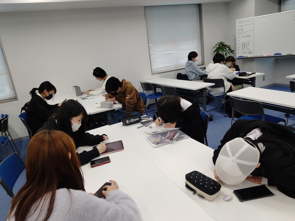 マンガイラストコースの様子